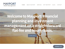 Tablet Screenshot of mayport.com